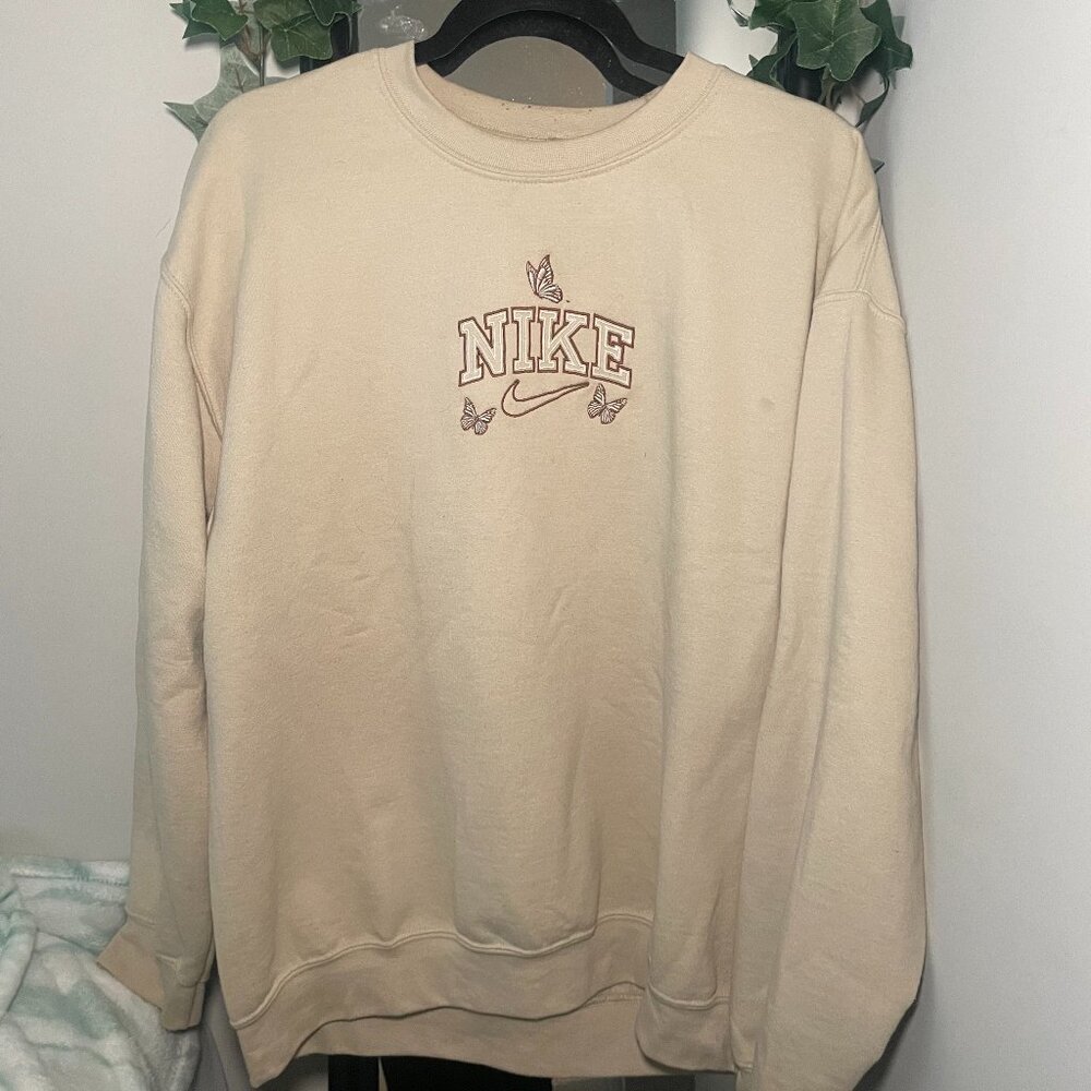 Embroidered Nike Crewneck